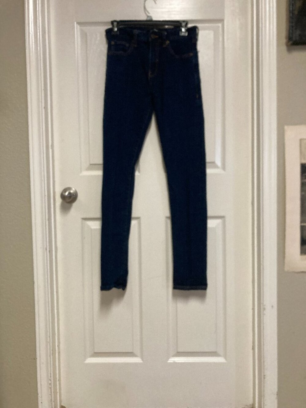 ROHM jeans slim fit dark blue wash size 30 x 32 men's